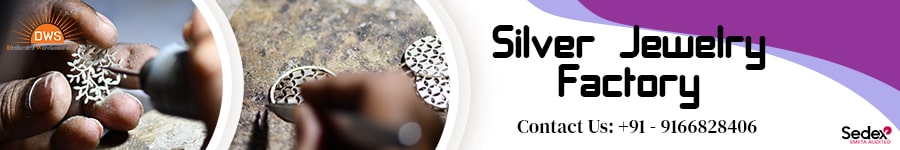 Silver Jewelry Factory in India